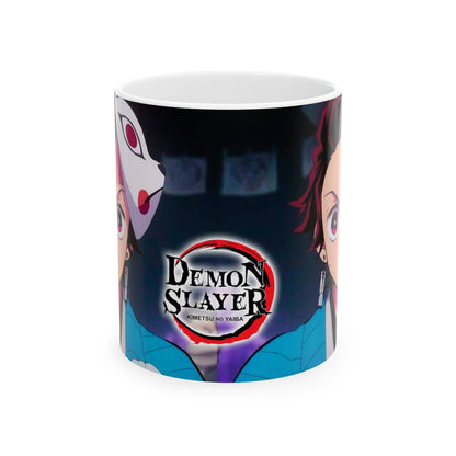 Demon Slayer Ceramic Mug - Anime-Inspired 11oz & 15oz Cups for Fans - CreativeRino