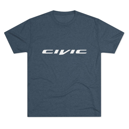 Honda Civic Estilo Enthusiast Unisex Tri-Blend Crew Tee - Retro Car T-shirt Design - CreativeRino