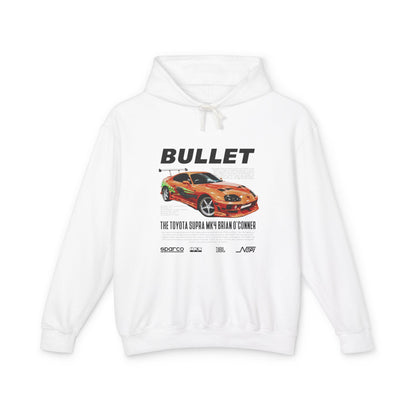 Bullet Toyota Supra MK4 Unisex Hoodie – Lightweight & Stylish Car Enthusiast Sweatshirt - CreativeRino