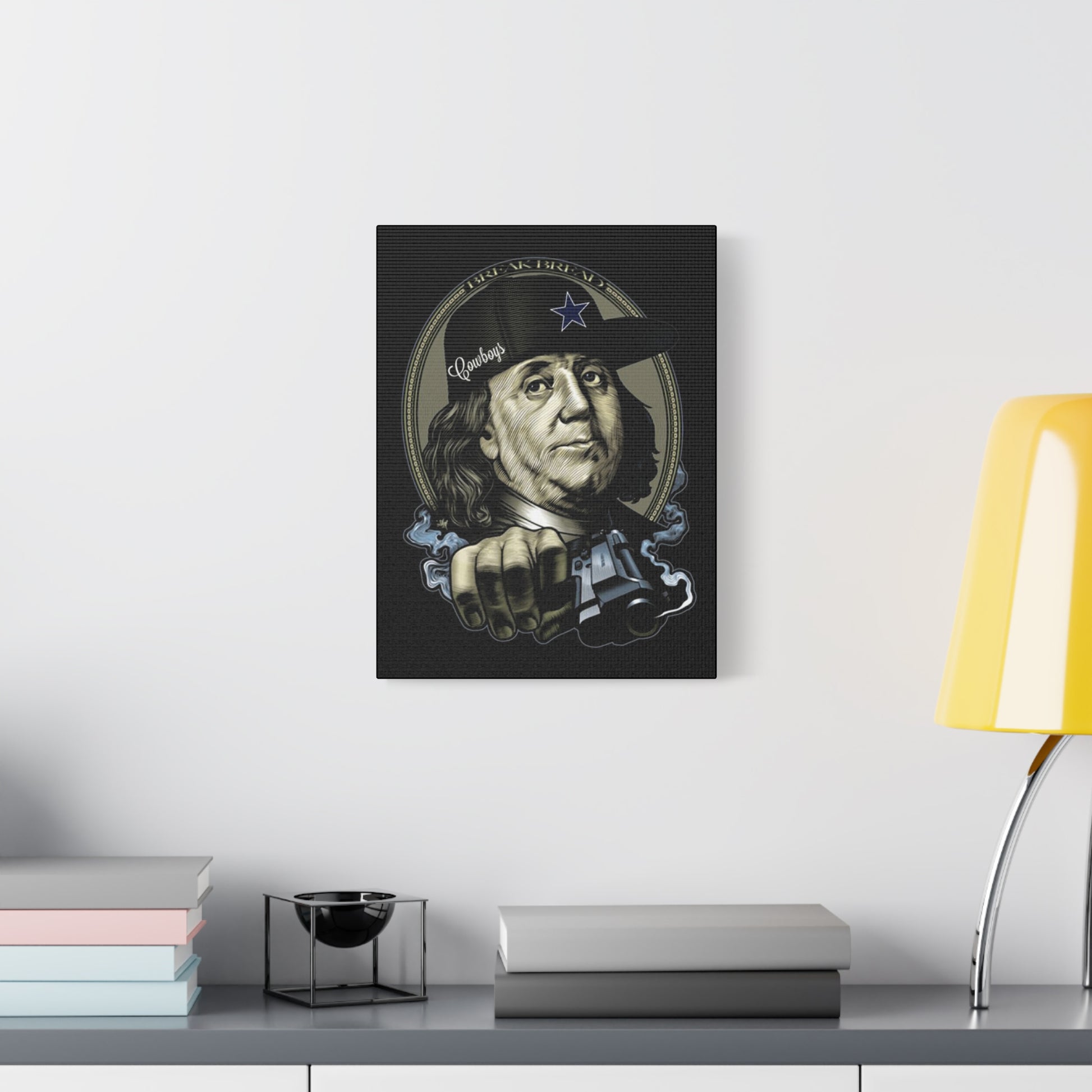 Benjamin Franklin Canvas Wall Art Matt Canvas Home Decor - CreativeRino
