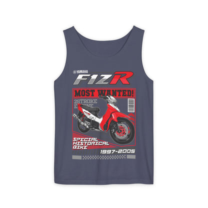 Yamaha FIZR Unisex Motorcycle Vintage Tank Top - CreativeRino