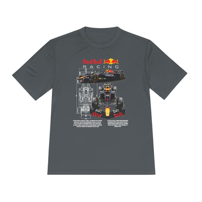 Red Bull Racing Unisex Moisture Wicking Tee for Motorsport Enthusiasts - CreativeRino