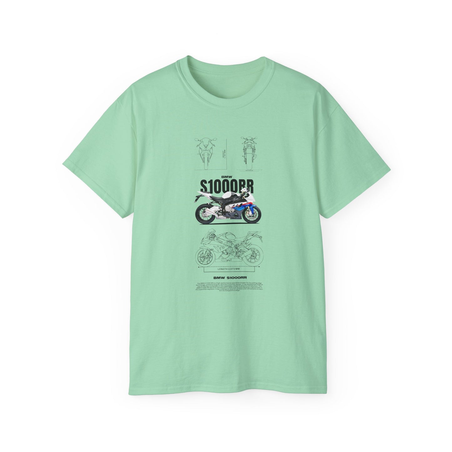 Motorcycle Enthusiast Graphic Tee - S1000RR Design for Riders T-shirt - CreativeRino