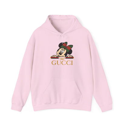 Minnie Mouse Gucci Inspired Cozy Hoodie - Holiday Style - CreativeRino