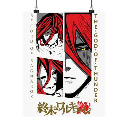 Record of Ragnarok Matte Vertical Posters Anime Poster Print - CreativeRino