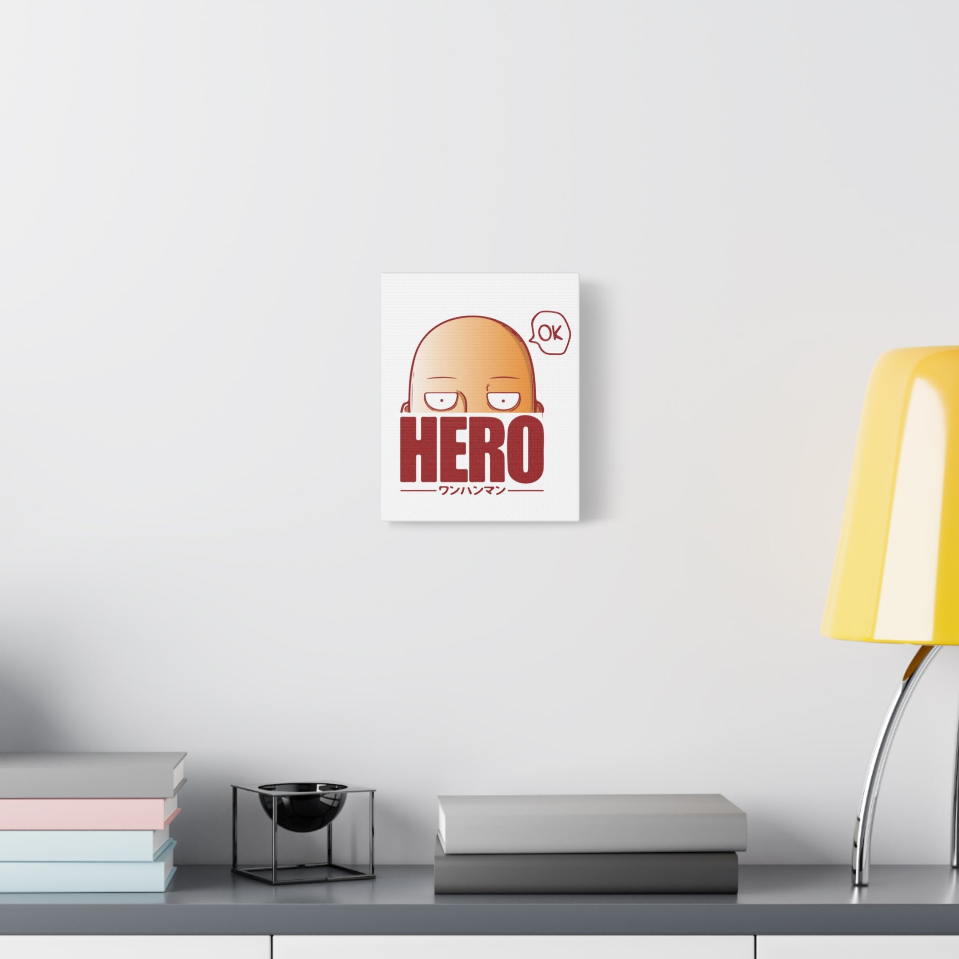 One punch Hero Wall Art Canvas - Fun Home Decor for Anime Fans - CreativeRino
