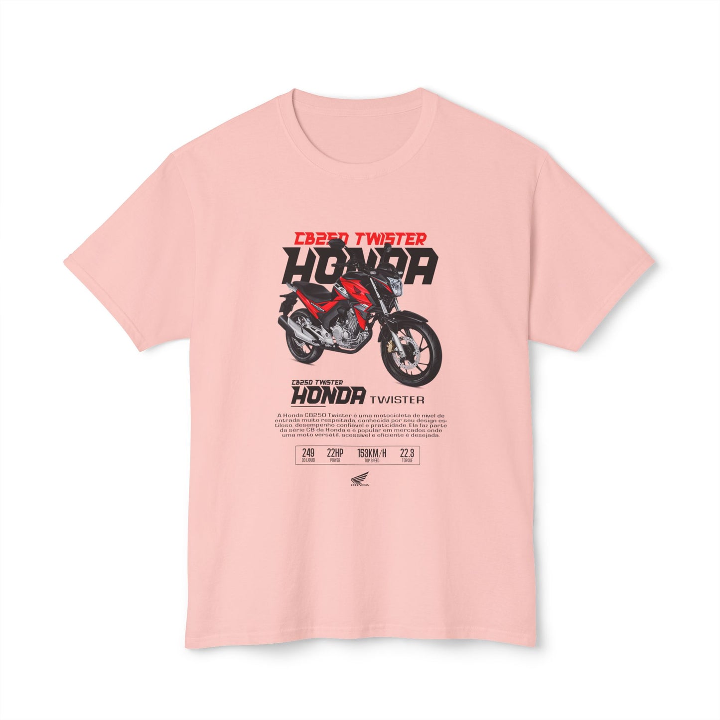 Honda Twister Unisex HD Cotton™ T-shirt - Perfect for Motorcycle Enthusiasts - CreativeRino