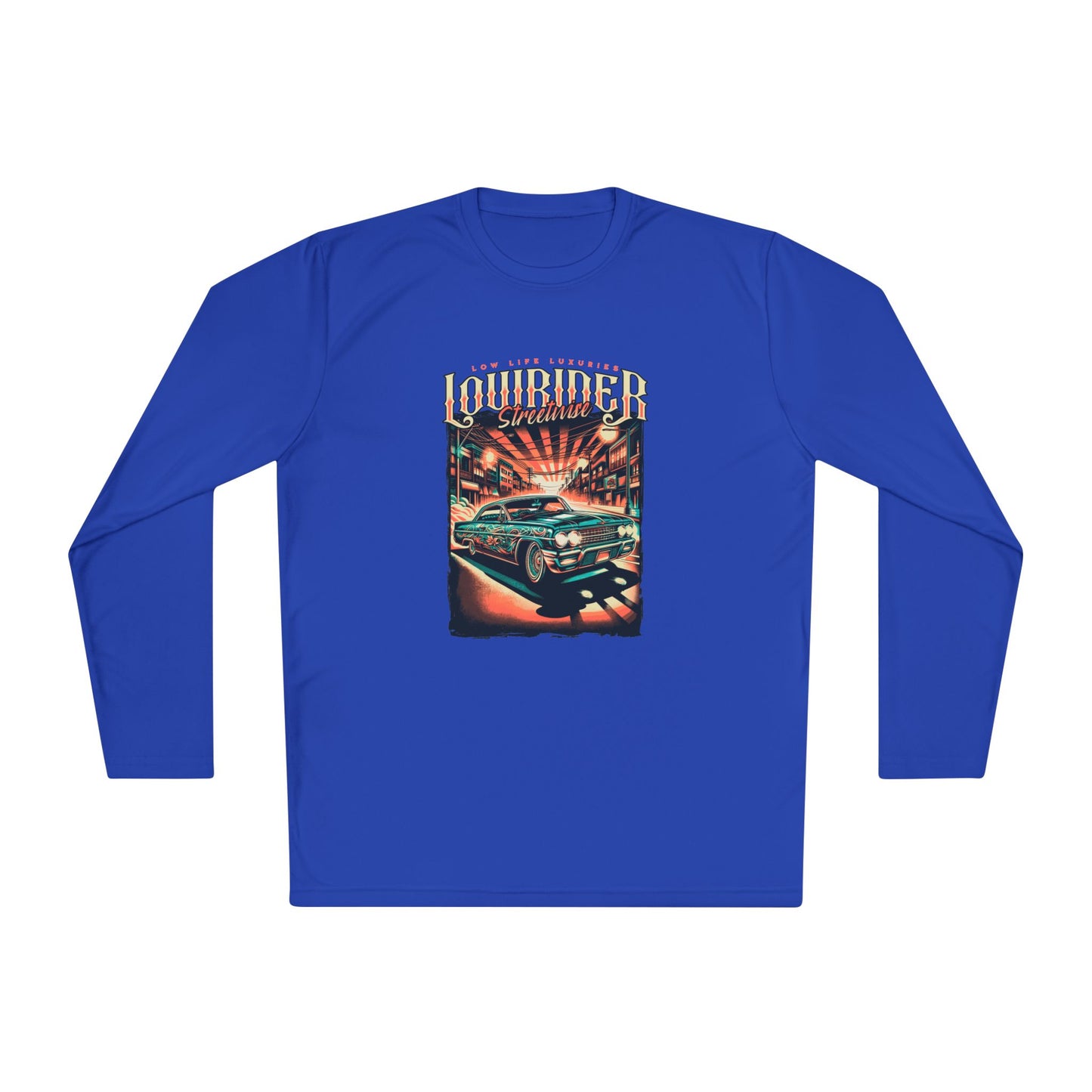 Cool Classic Car Long Sleeve Tee - Vintage Retro Vibe T-shirt for Car Enthusiasts - CreativeRino