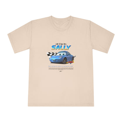 I'm Sally Unisex Classic Crewneck T-Shirt - Fun Racing Theme - CreativeRino