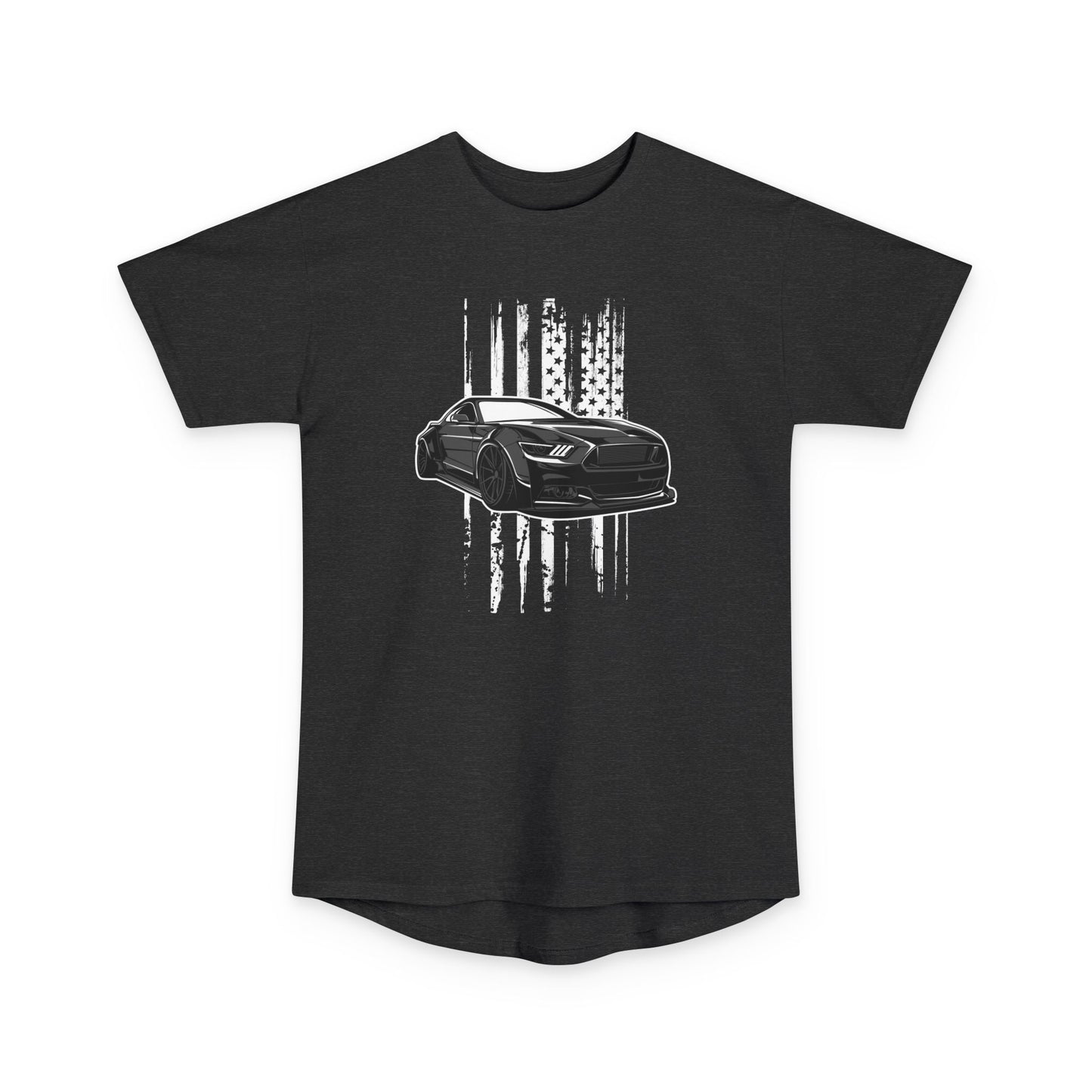 Vintage American Muscle Car Tee - Unisex Long Body Urban T-shirt - CreativeRino