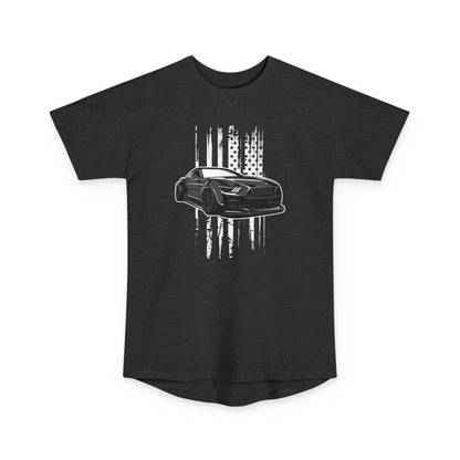 Vintage American Muscle Car Tee - Unisex Long Body Urban T-shirt - CreativeRino