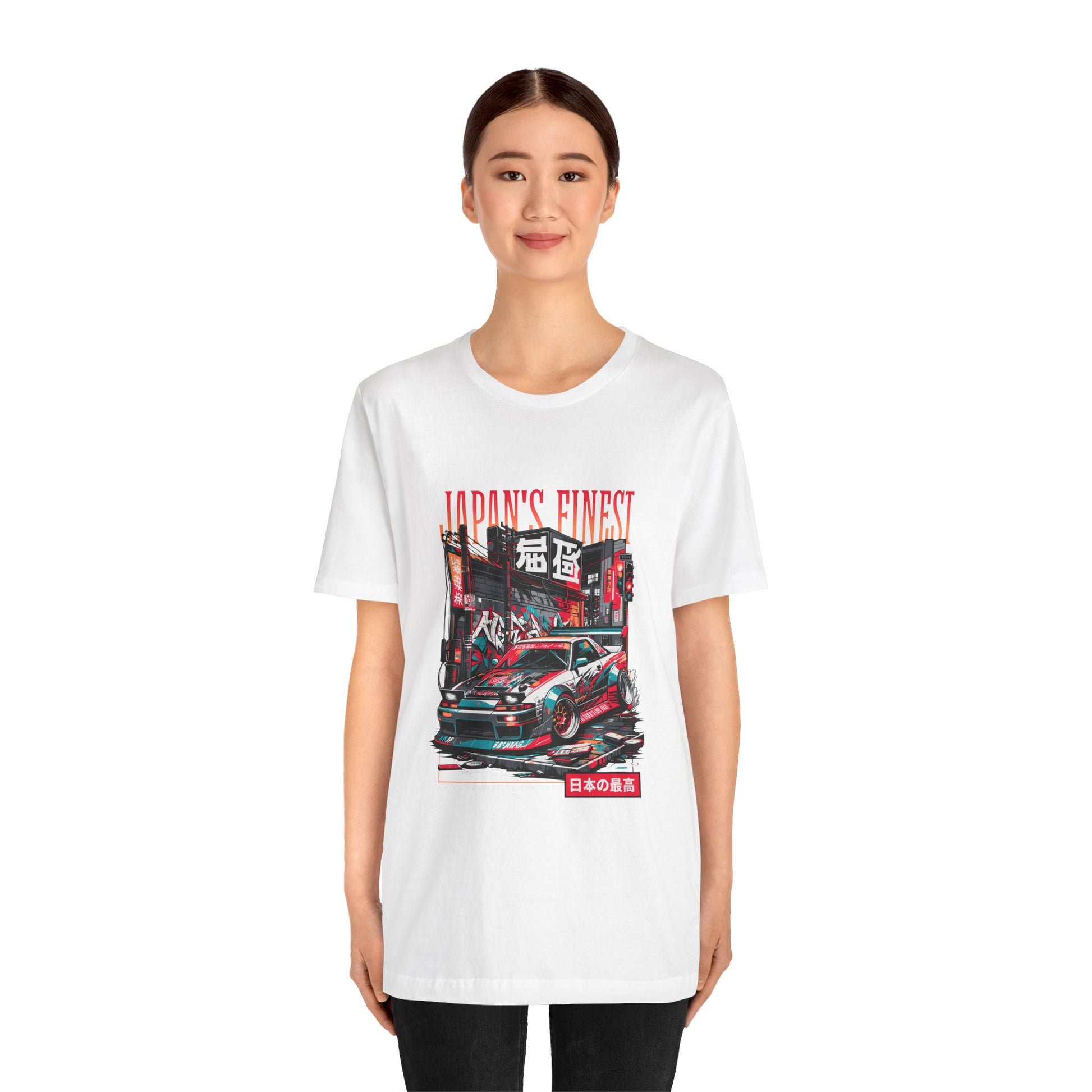 Japan's Finest Racer Unisex Tee - Streetwear Style Graphic T-shirt - CreativeRino