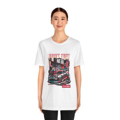 Japan's Finest Racer Unisex Tee - Streetwear Style Graphic T-shirt - CreativeRino