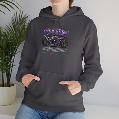 Kawasaki ZX10R Unisex Heavy Blend™ Hooded Sweatshirt - Trickstar Motorcycle Design - CreativeRino