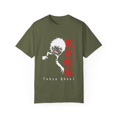 Tokyo Ghoul Unisex Garment-Dyed Tee - Perfect T-shirt for Anime Fans - CreativeRino