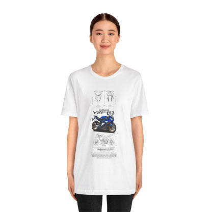 Yamaha YZF-R3 Motorcycle Unisex Tee - Perfect T-shirt for Riders and Fans - CreativeRino