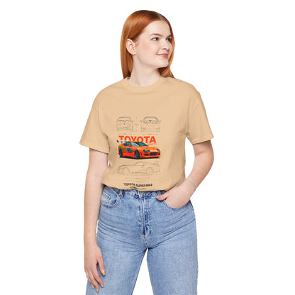 Toyota Supra MK4 Unisex Jersey Tee - Car Enthusiast Graphic Shirt - CreativeRino