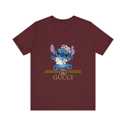 Stitch Gucci Unisex Jersey Short Sleeve Tee - CreativeRino
