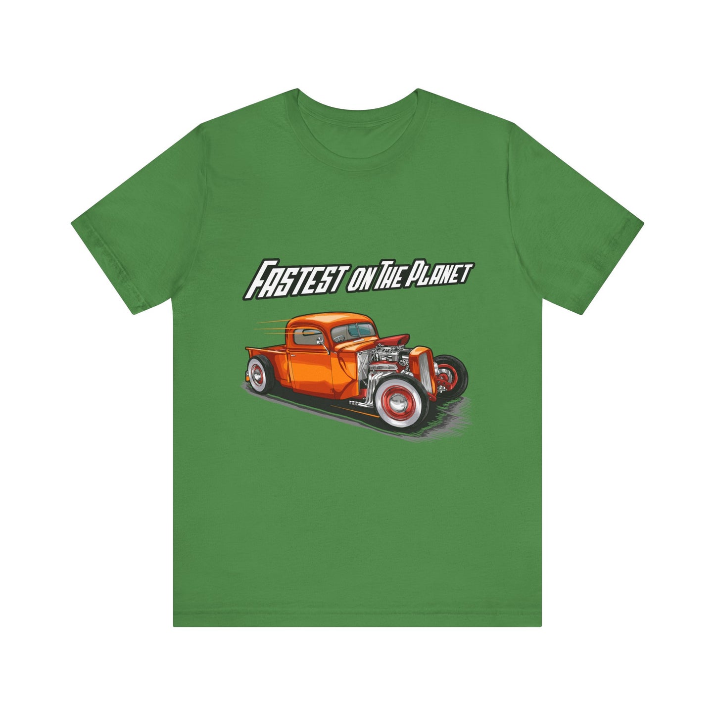 Fastest on the Planet Retro Car T-shirt - CreativeRino