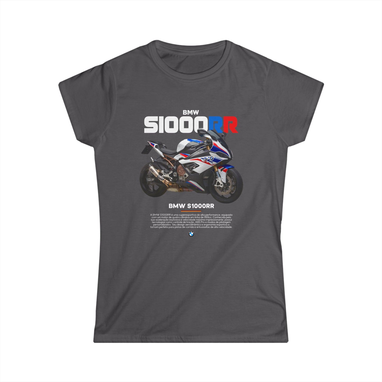 BMW S1000RR Women's Softstyle Tee - Stylish Motorcycle Apparel for Riders T-shirt - CreativeRino