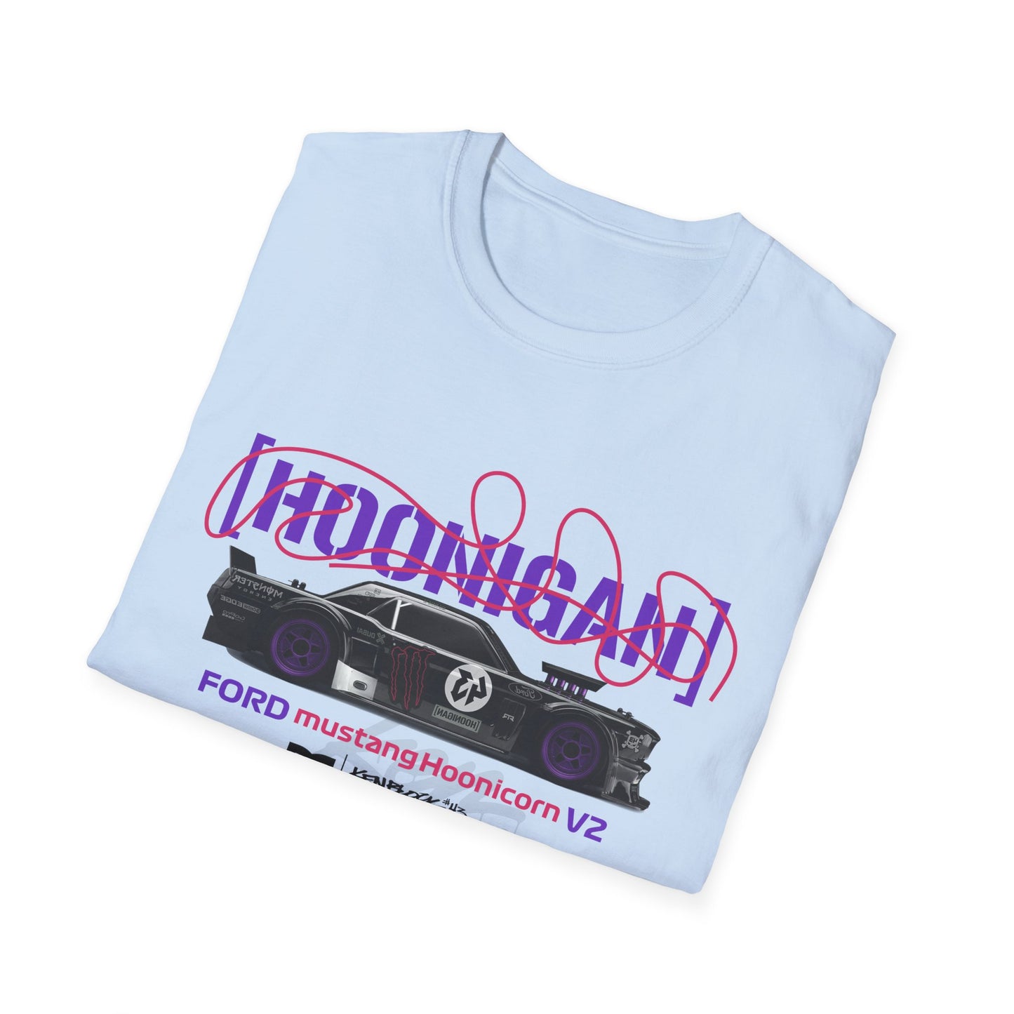 Hoonigan Unisex Softstyle T-Shirt - Perfect for Car Enthusiasts - CreativeRino