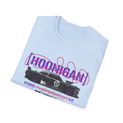 Hoonigan Unisex Softstyle T-Shirt - Perfect for Car Enthusiasts - CreativeRino