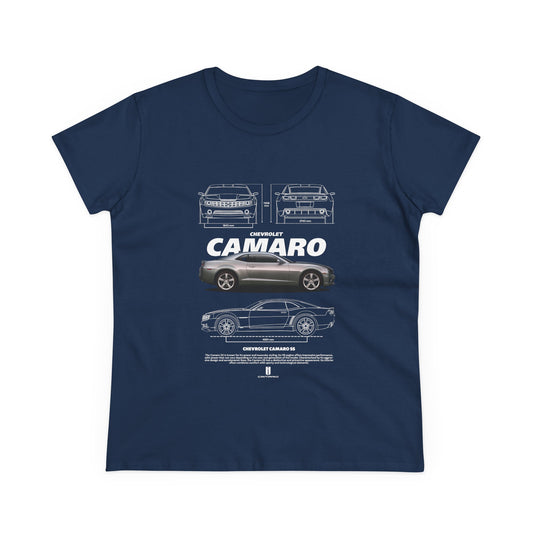 Chevrolet Camaro Women's Tee - Classic Car T-shirt - CreativeRino