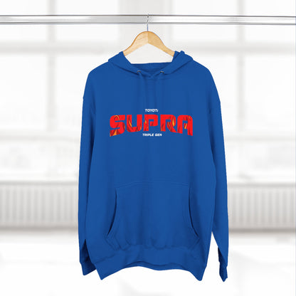 Toyota Supra Triple Gem Fleece Hoodie - Supra T-shirt Design for Streetwear Lovers - CreativeRino