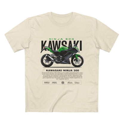 Kawasaki Ninja 300 Motorcycle Tee - Perfect T-shirt for Riders & Fans - CreativeRino