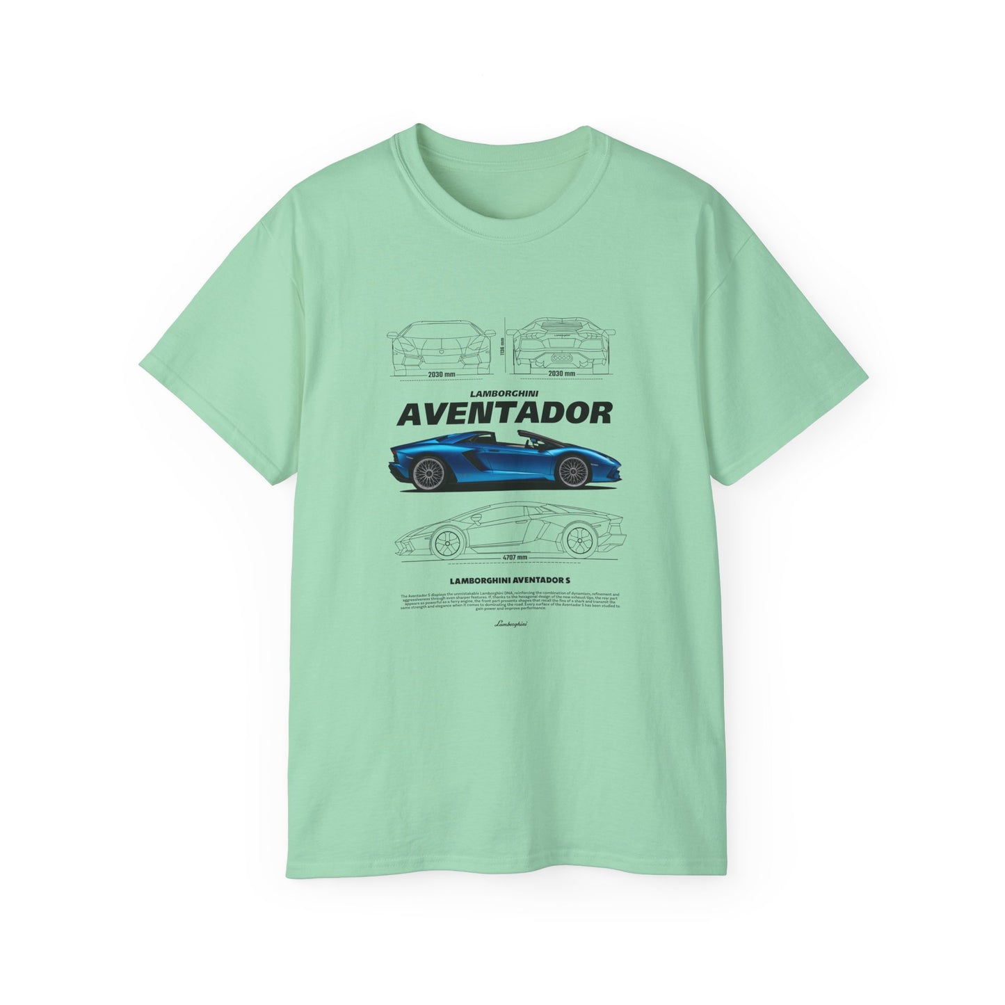 Aventador Sports Car Unisex Ultra Cotton Tee | Car T-shirt - CreativeRino