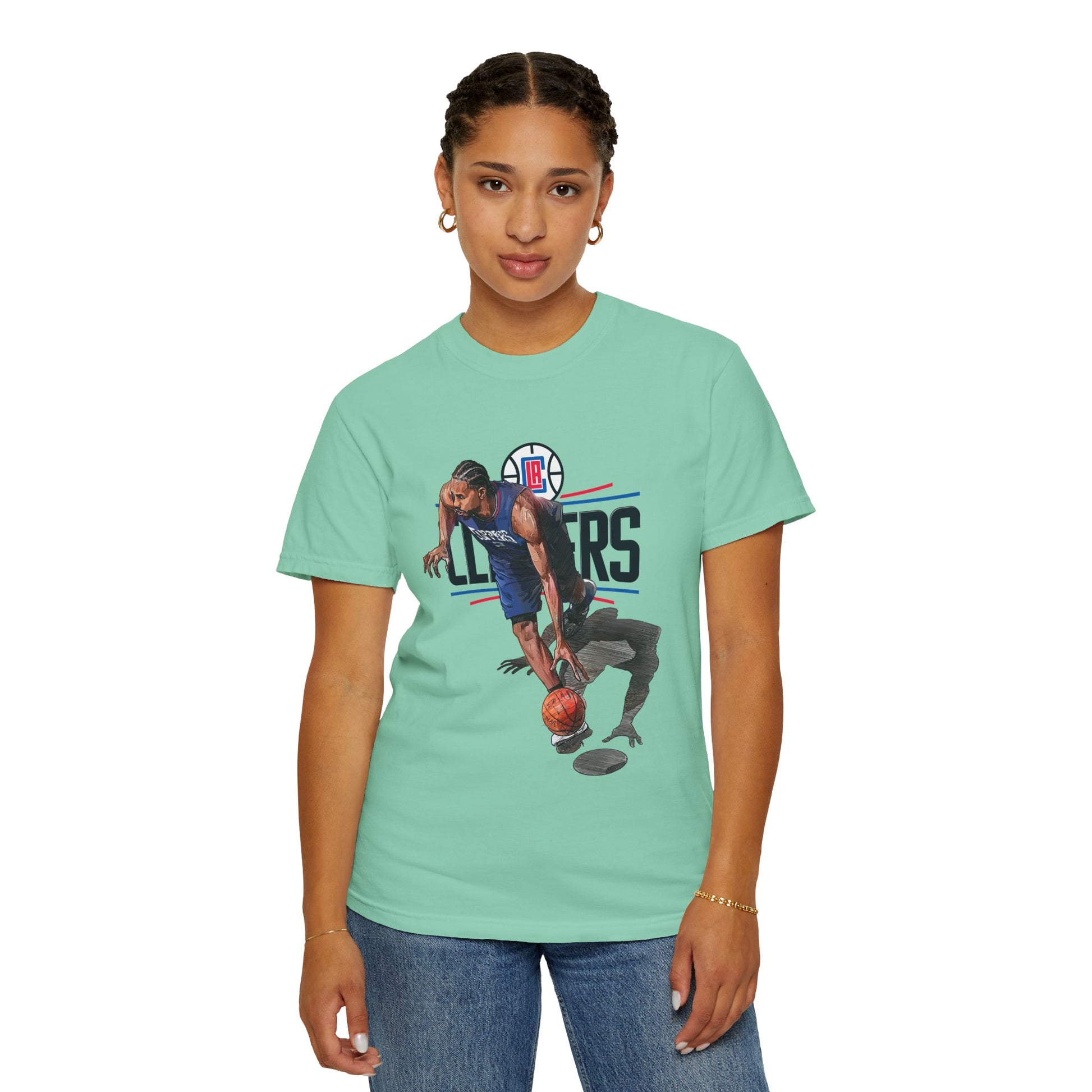 Kawhi Leonard Unisex Basketball Graphic T-Shirt - Clippers Design - CreativeRino
