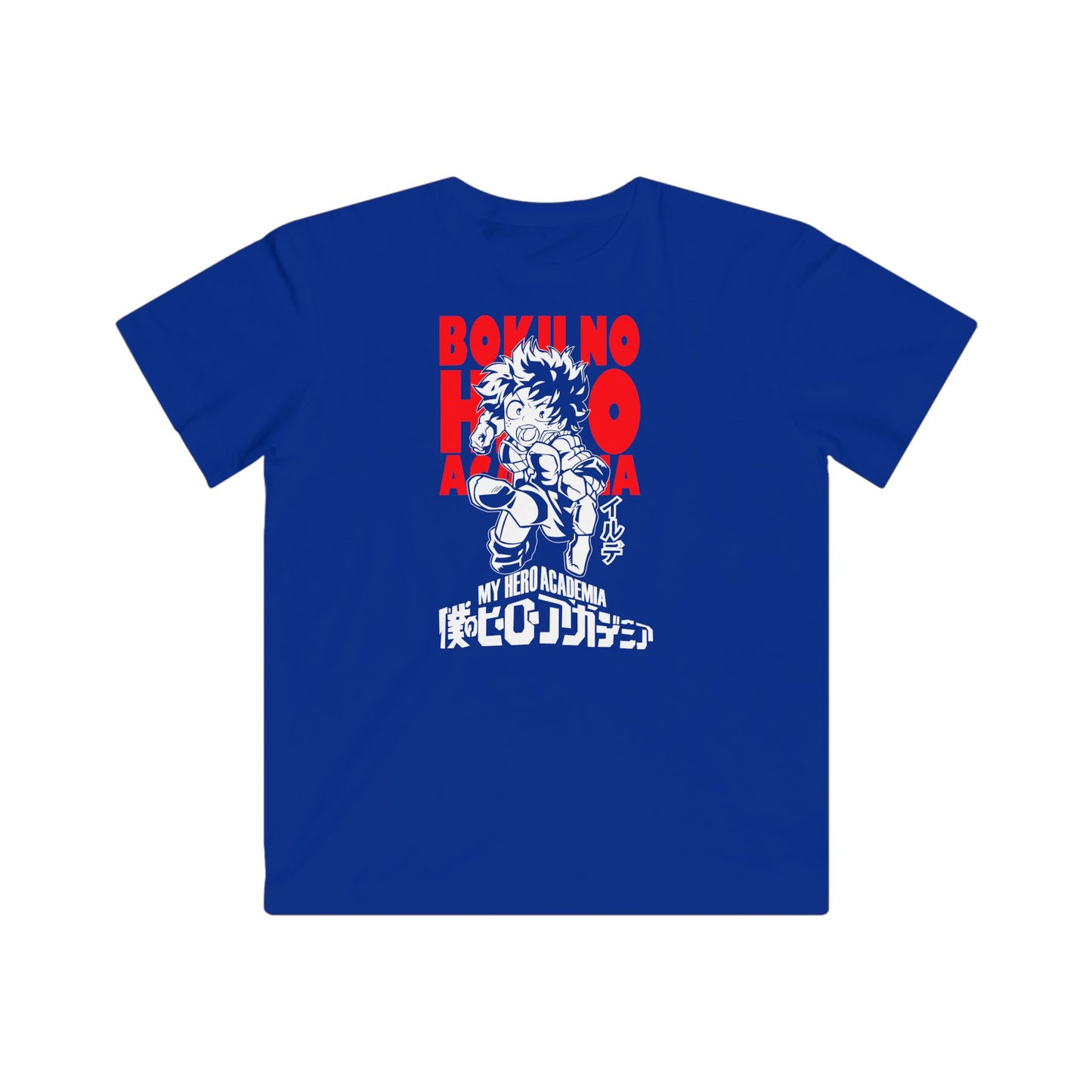 My Hero Academia Kids Fine Jersey Tee - Fun Anime Graphic T-shirt for Young Fans - CreativeRino