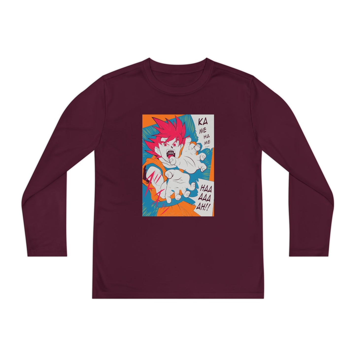 Dragon Ball Youth Long Sleeve Tee - Anime Graphic Design T-shirt - CreativeRino