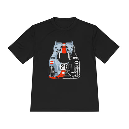 Racing Graphic Moisture Wicking Tee - Unisex Sportswear for Car Enthusiasts - CreativeRino