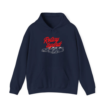 Rotary Legends Unisex Heavy Blend Hoodie - Perfect Hoodie for Car Enthusiasts - CreativeRino