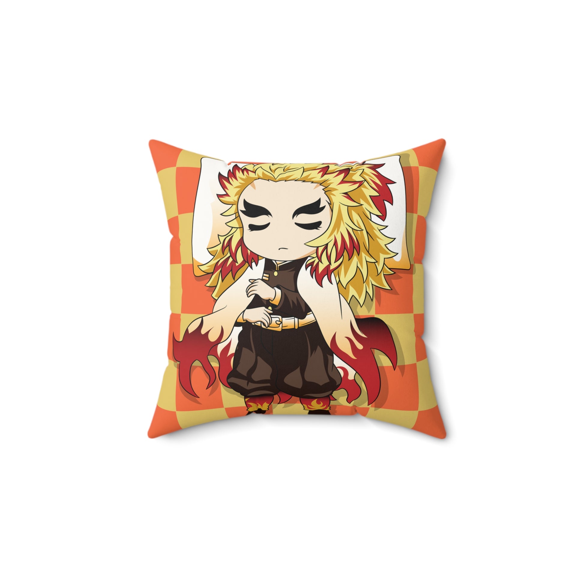 Chibi Hero Faux Suede Pillow - Cozy Home Decor - CreativeRino