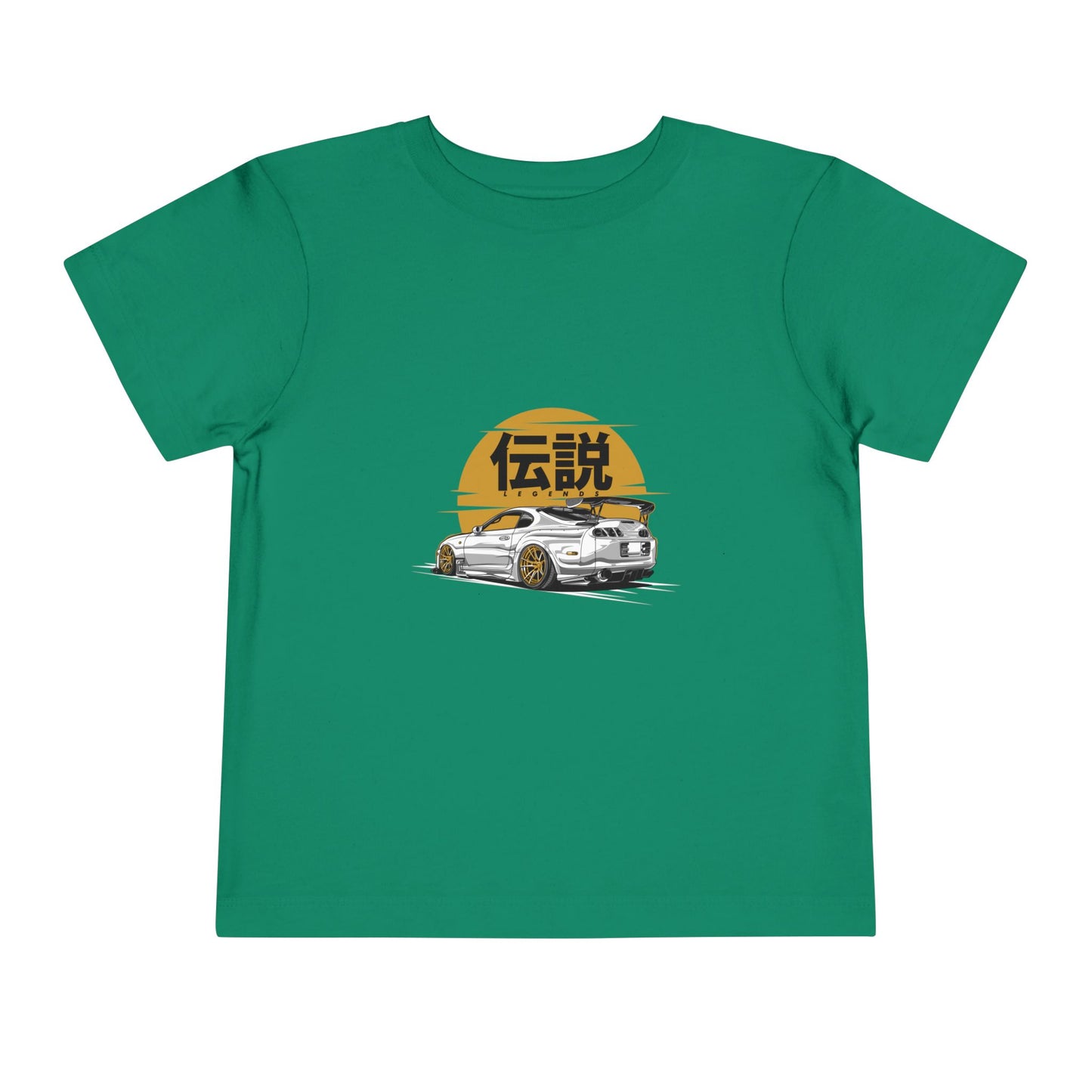 Toddler Racing Tee with Japanese Kanji Design - CreativeRino