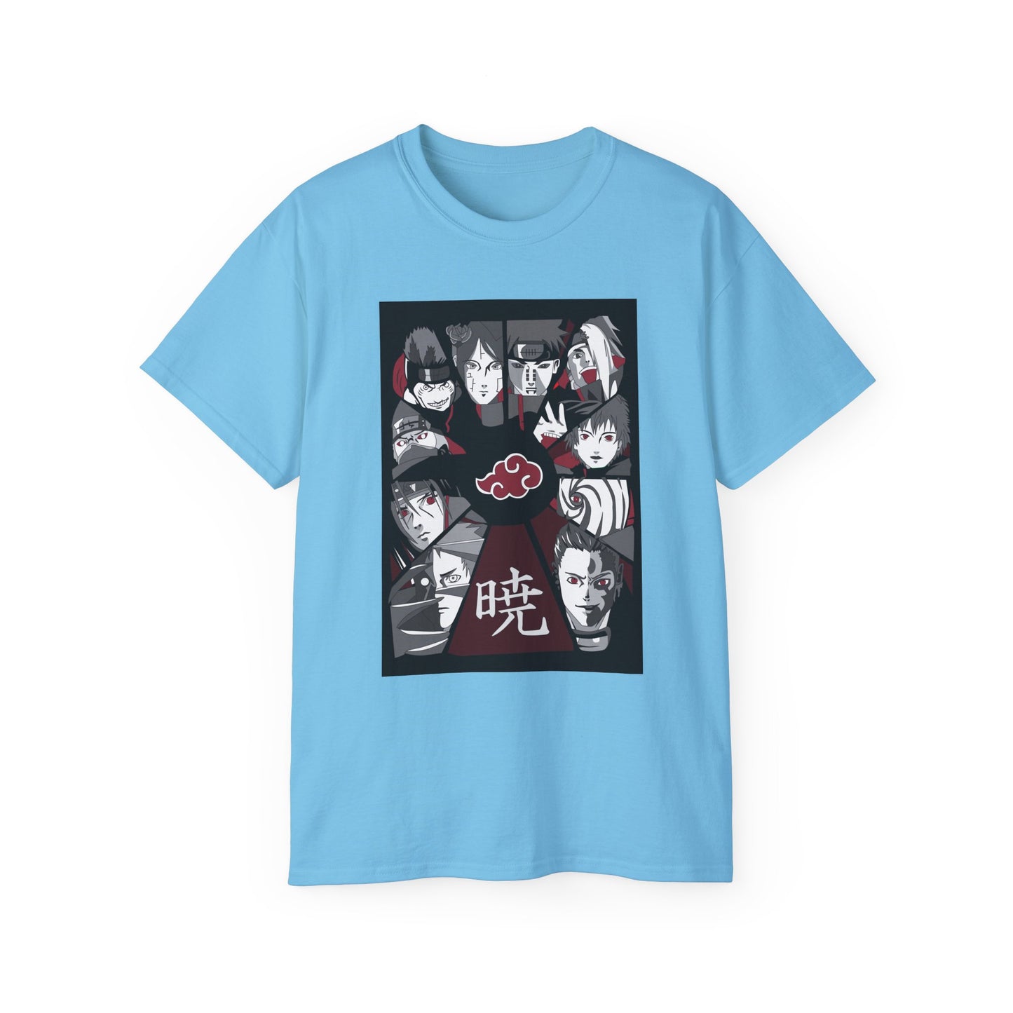 Anime-Inspired Unisex Ultra Cotton Tee - Akatsuki T-shirt Design - CreativeRino
