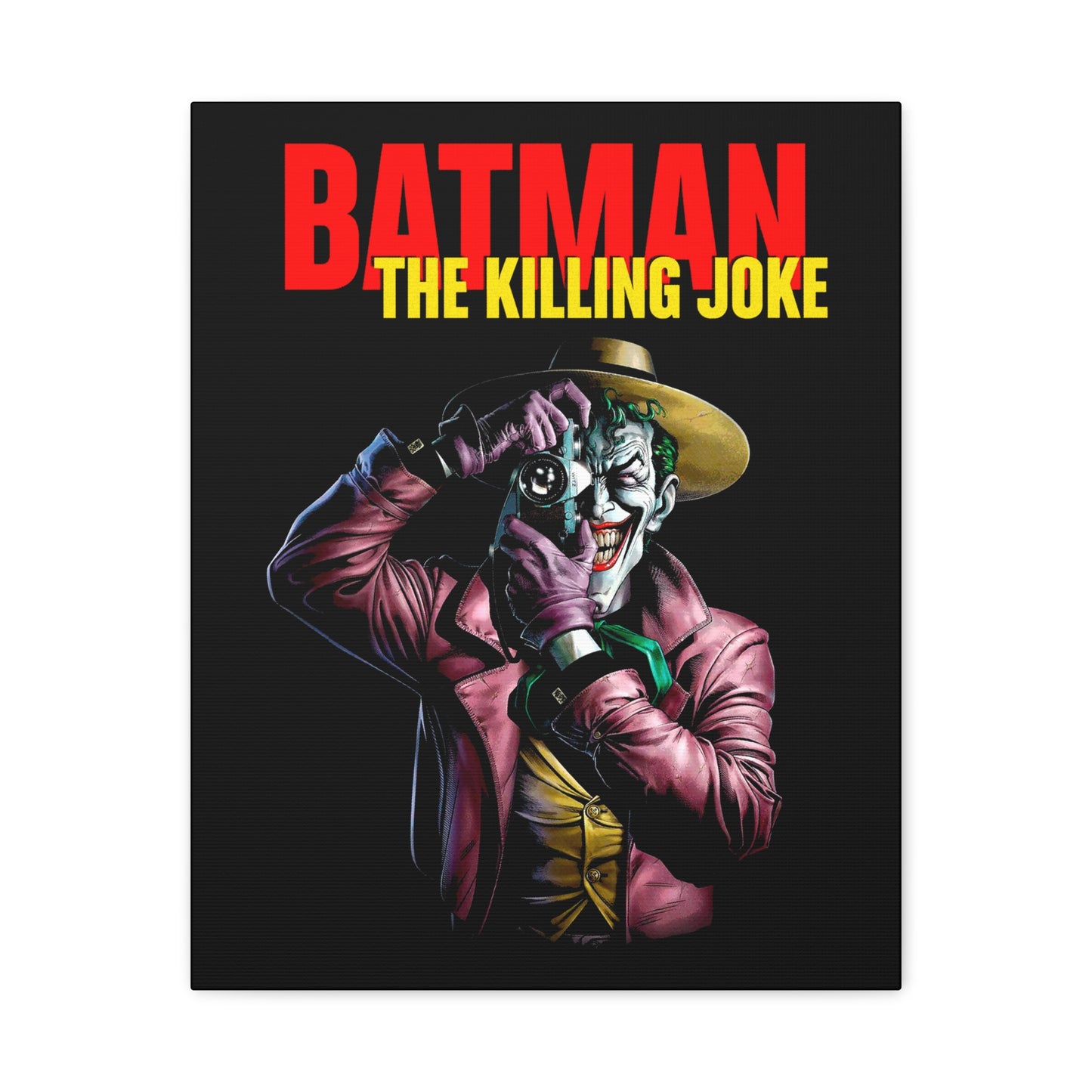 Batman The Killing Joke Canvas Art - Stretched Matte Wall Decor - CreativeRino