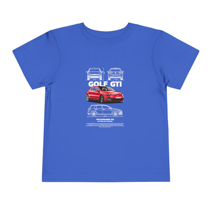 Volkswagen Golf GTI Kids Tee - Cool Car Design for Little Enthusiasts - CreativeRino