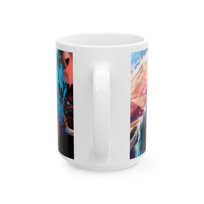 Vibrant Anime-Inspired Ceramic Mug - Demon Slayer Perfect for Coffee Lovers! - CreativeRino