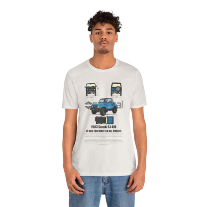 Vintage Suzuki 1983 Graphic Tee - Unisex Short Sleeve T-Shirt - CreativeRino