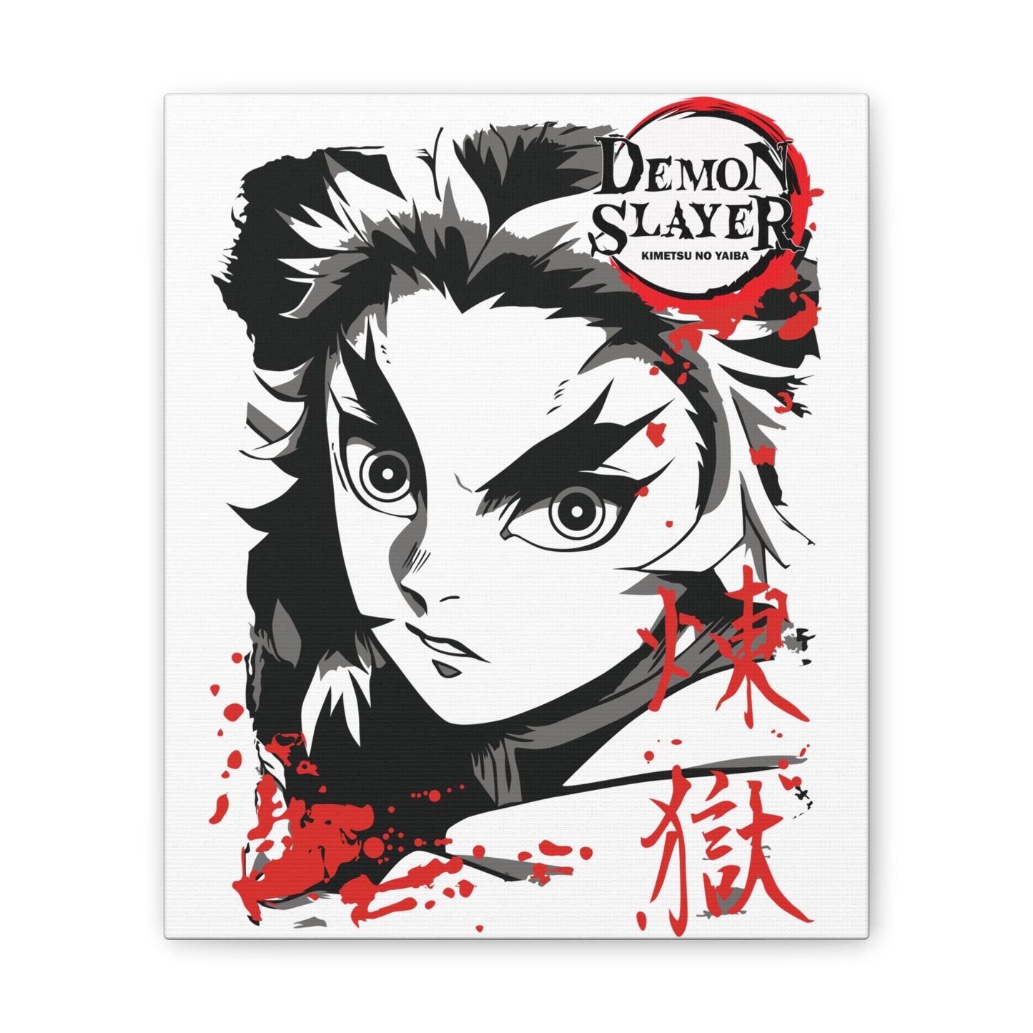 Demon Slayer Canvas Art – Manga-Inspired Wall Decor for Anime Fans - CreativeRino