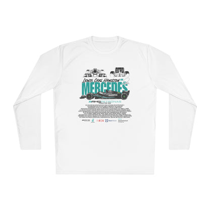 Unisex Lightweight Long Sleeve Tee - Mercedes Tribute Design - CreativeRino