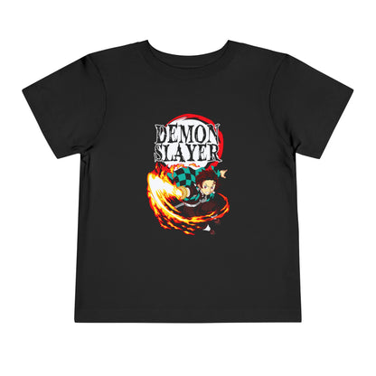 Demon Slayer Toddler Short Sleeve Tee - Cute Anime T-shirt for Kids - CreativeRino