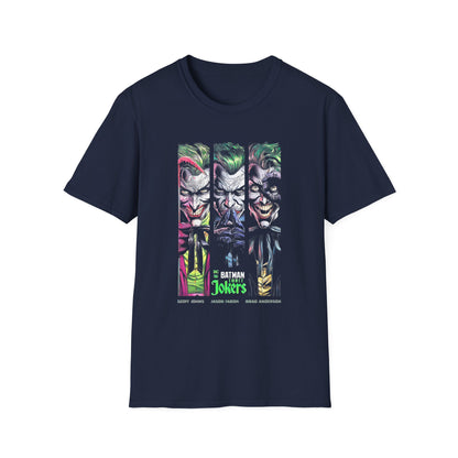 Batman Jokers Unisex Softstyle T-Shirt - Graphic Tee for Comic Book Fans - CreativeRino