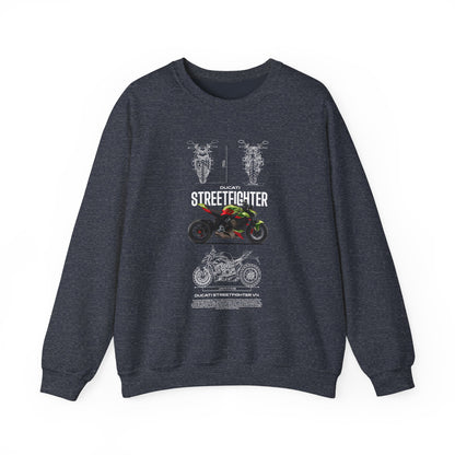 Ducati Streetfighter v3 Unisex Sweatshirt | Cool Motorcycle Apparel - CreativeRino
