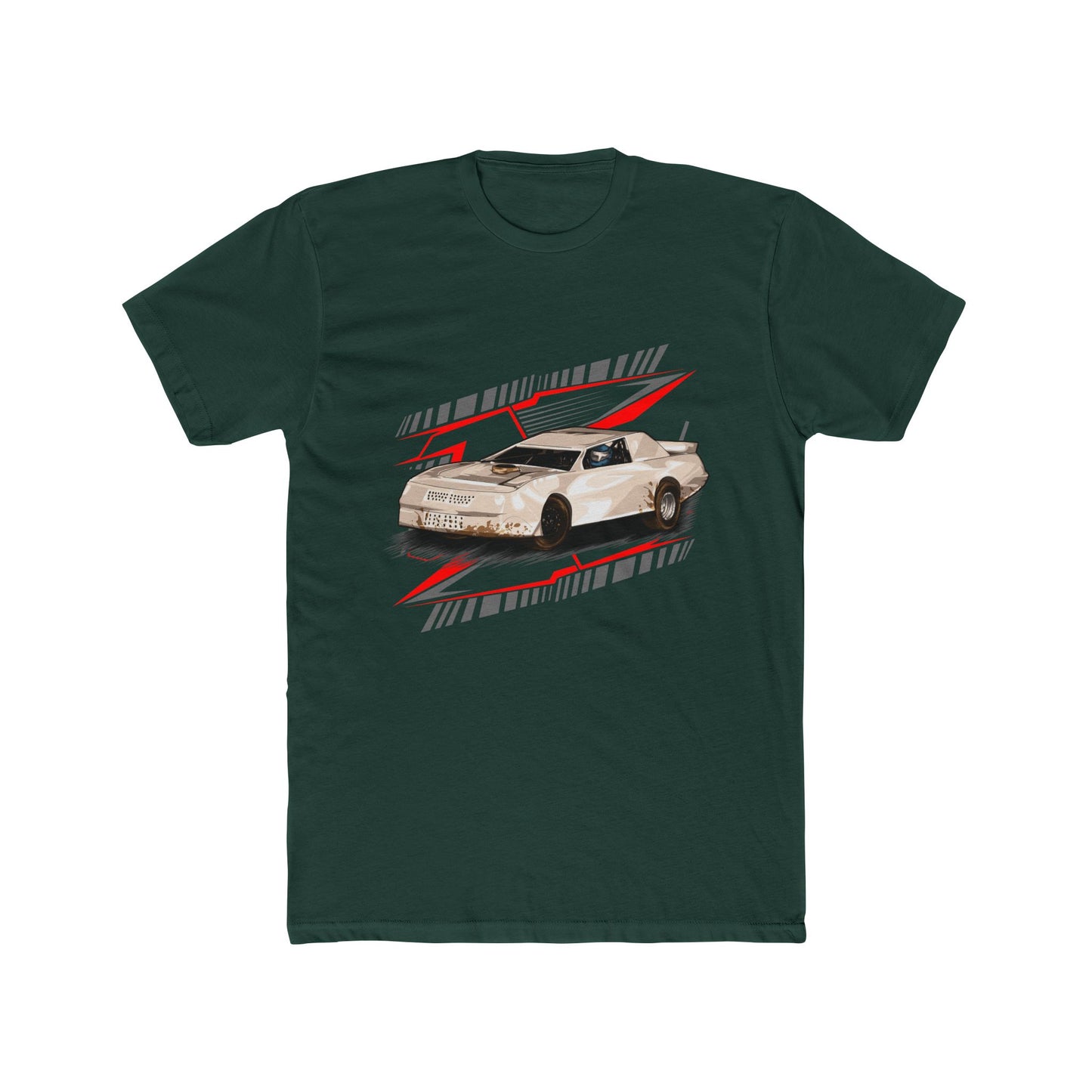 Retro Race Car Unisex Cotton Crew Tee - CreativeRino