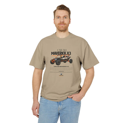 Maverick X3 Graphic Tee - Unisex Heavy Faded T-Shirt for Off-Road Enthusiasts - CreativeRino