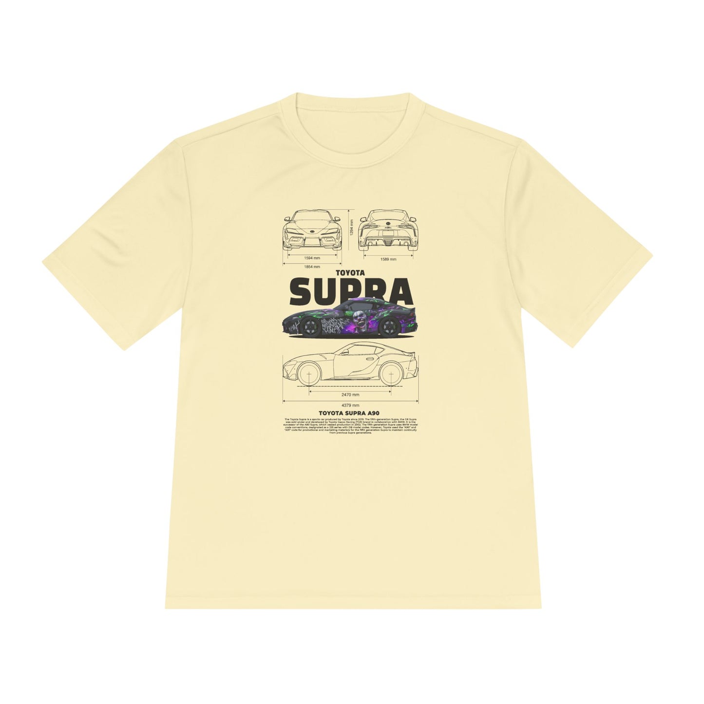 Toyota Supra Unisex Moisture Wicking Tee -  Perfect for Car Enthusiasts